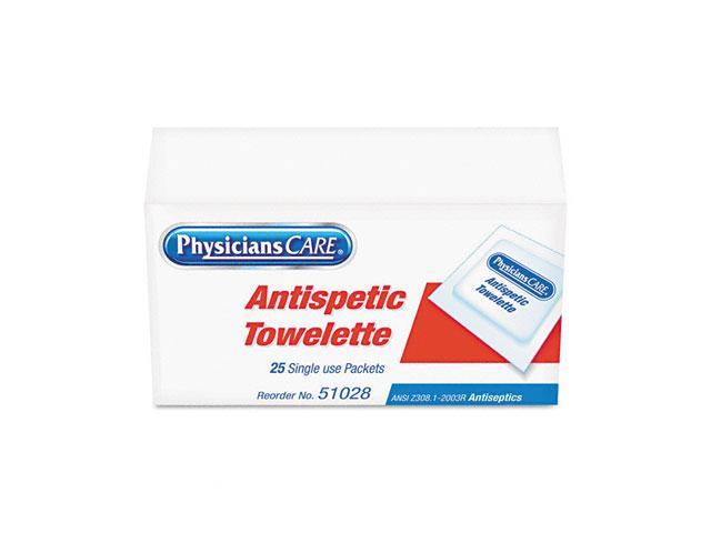 PhysiciansCare by First Aid Only Antiseptic Towels, 25 Towels/Box