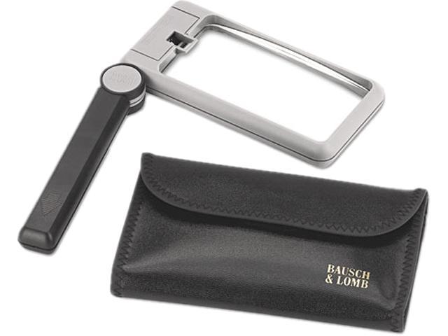 Bausch & Lomb 819013 2X Folding Lighted Handheld Magnifier w/Acrylic Lens, 4" x 2"