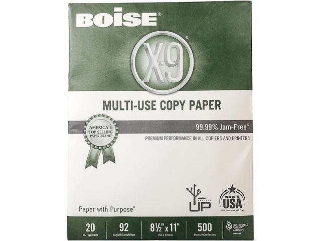 Boise OX-9001 X-9 Multi-Use Copy Paper, White, 8.5