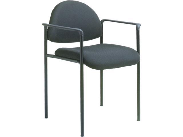 BOSS Office Products B9501-BK Stacking Chairs