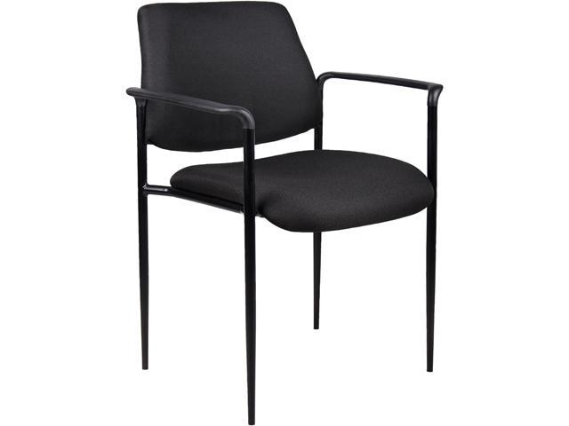 BOSS Office Products B9503-BK Stacking Chairs
