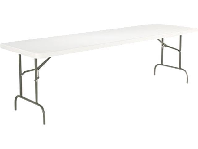 Alera Ale65601 Resin Rectangular Folding Table, 96w X 30d X 29h 