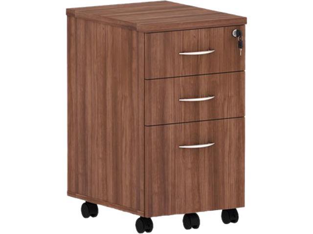HON® 10500 28"D Vertical 3-Drawer Mobile File Pedestal File Cabinet, Gray