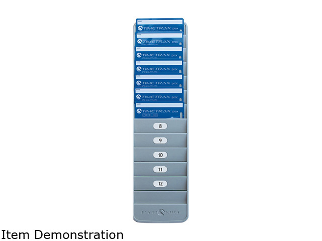 Pyramid 500-12 12 Pocket Badge Rack - 12 x Card - 12 Pocket(s) - 14.1 ...