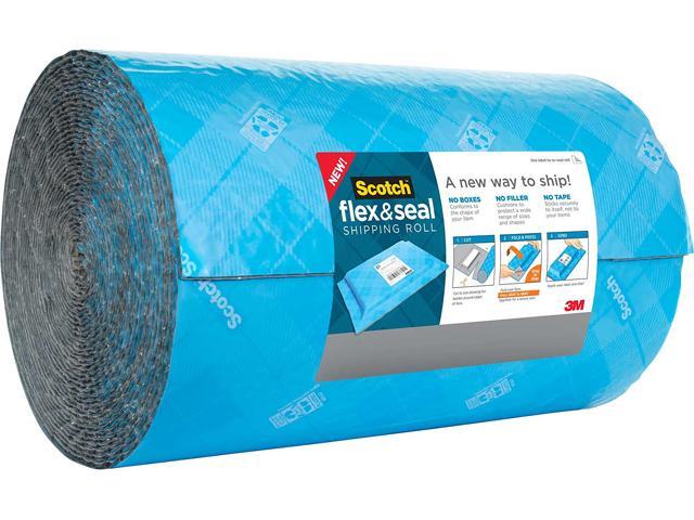 Photo 1 of Scotch Flex And Seal Shipping Roll, 15" x 50 Ft., Blue/gray