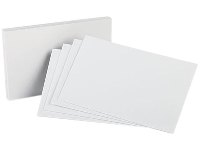 Oxford 50ee Unruled Index Cards, 5