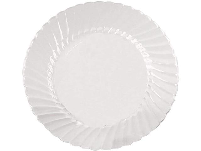 WNA WNA CW9180 Classicware Plates, Plastic, 9 in, Clear, 18 / Bag, 10 ...