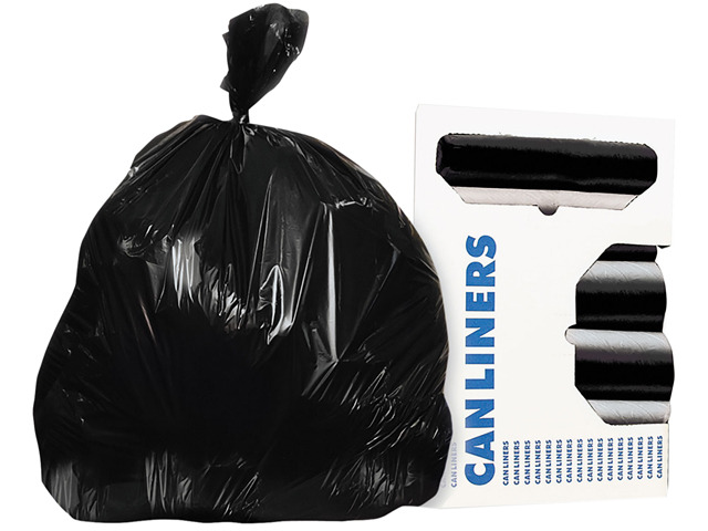 90-96 Gallon Trash Bags - 2 Mil, 57" X 75", Black, 50 Count (Linear Low-Density Can Liners)