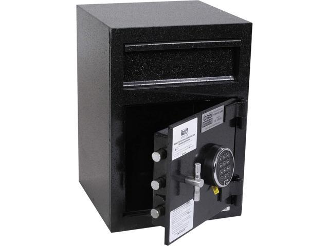 FireKing SB2014-BLEL Depository Security Safe, 0.95 cu ft, 14 x 15.5 x 20, Black