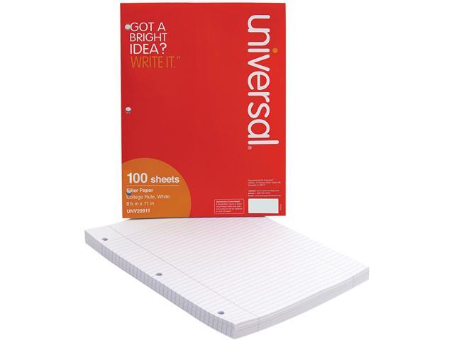 Universal UNV20911 Filler Paper 3 Hole 8 5 X 11 Medium College Rule universal-unv20911-filler-paper-3-hole-8-5-x-11-medium-college-rule