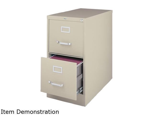 Realspace Pro (19067) Steel Vertical File, 2-Drawer, 28 3/8