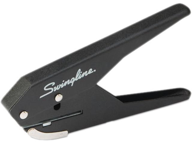 Photo 1 of Swingline 74017 20-Sheet Low Force One-Hole Punch, 9/32"Holes, Black, 1 Each