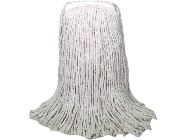 Boardwalk BWKCM20016 Banded Mop Head, Cotton, Cut-End, White, 12/Carton ...