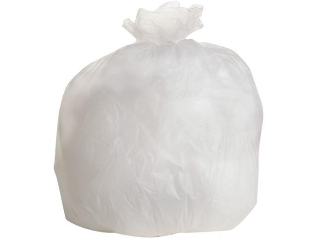 Boardwalk V8046ENKR01 45 Gallon Clear Trash Bags, 40x46, 19mic, 150 ...