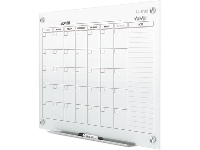 Quartet GC4836F Infinity Magnetic Glass Calendar Board, 48 x 36, 1 Each