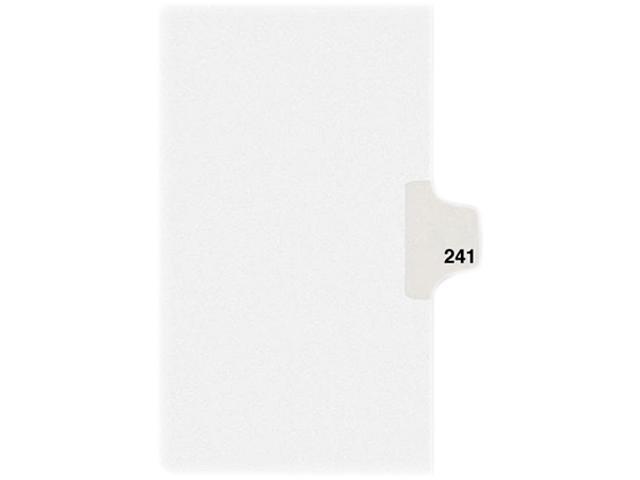 Avery 82457 Individual Side Tab Legal Exhibit Dividers