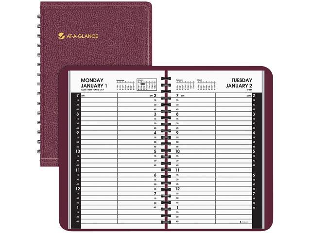 AT-A-GLANCE 7080050 Classic Size Daily Appointment Book