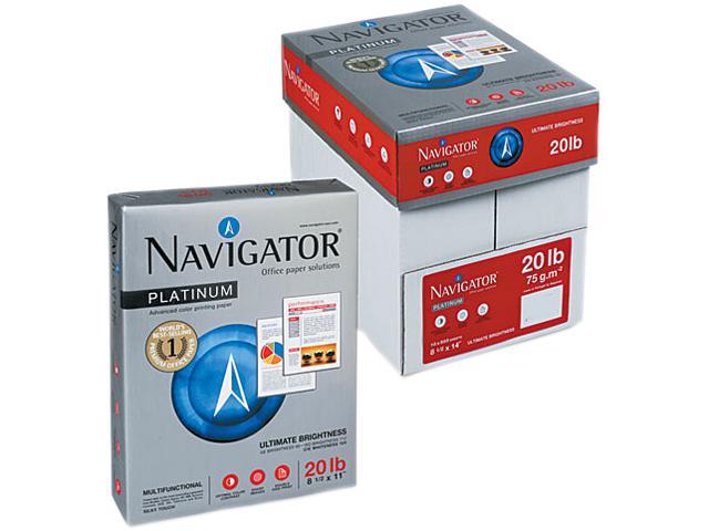 Navigator NMP1120PLT Premium Multipurpose Paper, 97 Bright, 20lb, 8 1/2 x 11, White - 1 Pallet (200,000 Sheets)