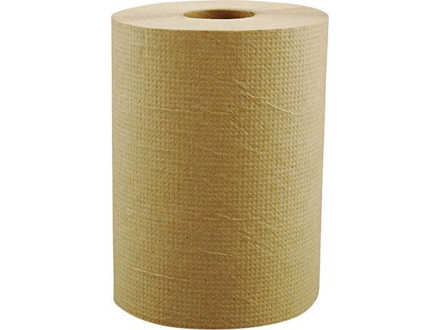 Morcon Paper MOR R12350 Morsoft Universal Roll Towels, 8" x 350 ft, Brown, 12 Rolls/Carton