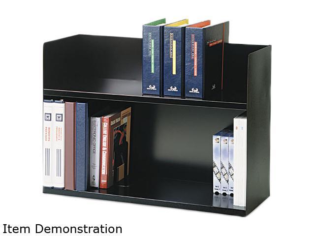 SteelMaster 26423BRBK Two-Tier Book Rack - Newegg.com