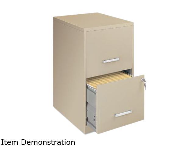 Lorell LLR14340 SOHO 18" 2-Drawer File Cabinet (Putty)
