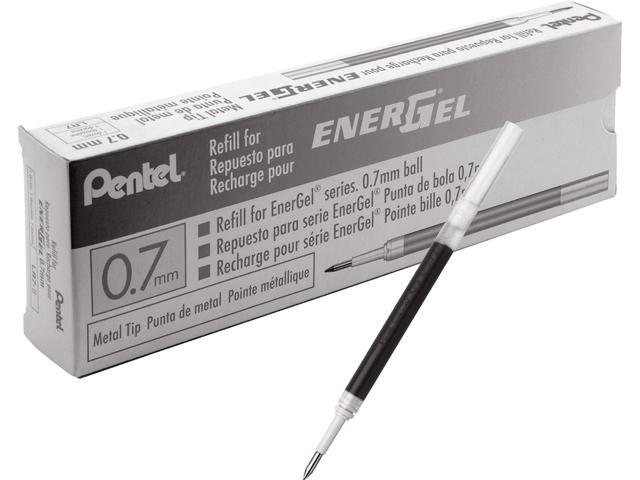 Pentel LR7ABX EnerGel .7mm Liquid Gel Pen Refill - Black Ink
