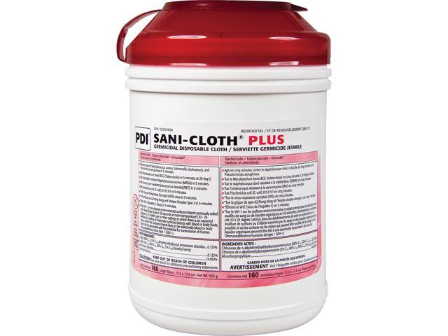 Sani Professional PSCP077072CT Nice-Pak Sani-Cloth Plus Germicidal ...