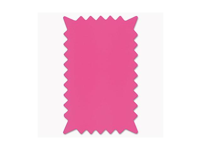 COSCO 090251 Die Cut Paper Signs,  6 3/8 x 10 1/8, Rectangle, Assorted Colors, Pack of 36 Ea