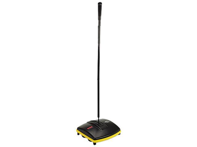 Rubbermaid Commercial 421288bla Floor Carpet Sweeper Plastic Bristles 44 Handle Black Newegg Com