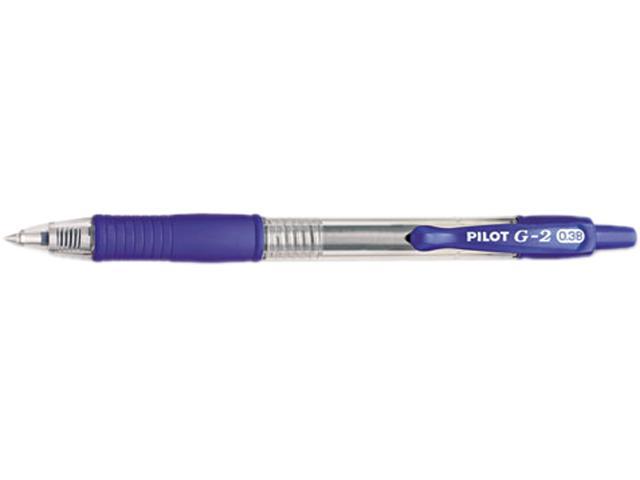 Pilot 31278 G2 Roller Ball Retractable Gel Pen, Blue Ink, Ultra Fine