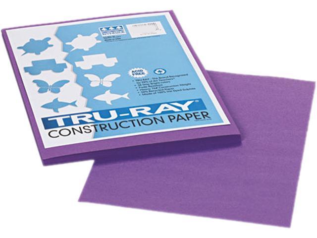 Pacon 103009 Tru-Ray Construction Paper, 76 Lbs., 9 X 12, Violet, 50 ...