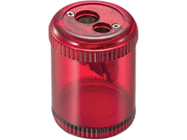Officemate 30240 Pencil/Crayon Sharpener, Twin, Red