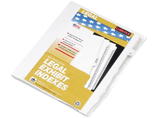 Kleer Fax 82230 80000 Series Legal Index Dividers Side Tab Printed 