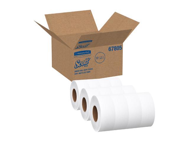 Scott Essential 100% Recycled Fiber Jumbo Roll Bathroom Tissue - Newegg.com