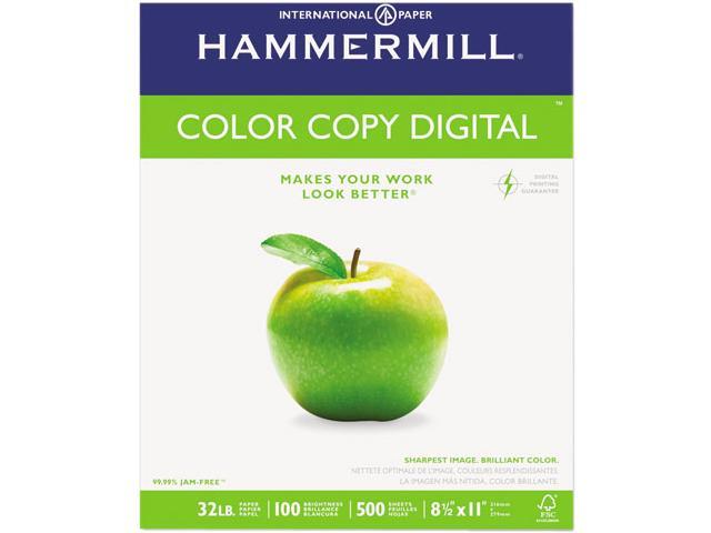 Photo 1 of Hammermill Premium 8.5" x 11" Color Copy Paper, 32 lbs., 100 Brightness, 500 Sheets/Ream (102630)
