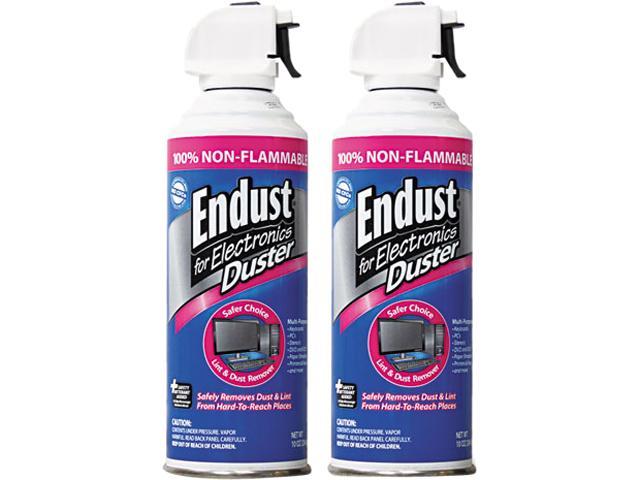 Endust 248-050 Compressed Gas Duster, 2 10oz Cans/Pack