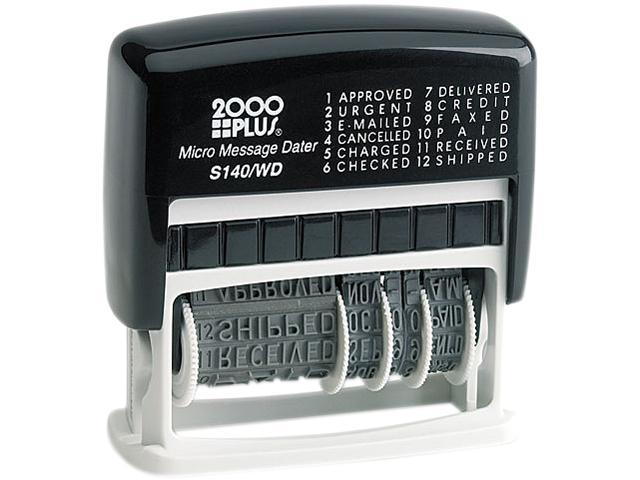 COSCO 011090 2000 PLUS Micro Message Dater, Self-Inking