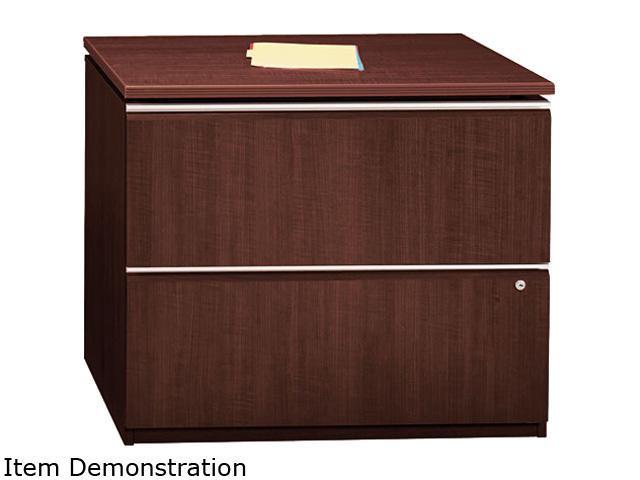 BUSH FURNITURE 50F36CS Milano² Collection Lateral File, 35-3/4w x 23-3/8d x 30-1/2h, Harvest Cherry