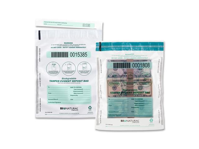 MMF Industries 236211306 Bio-Natural Bags, 9 x 12, White, 100/Box
