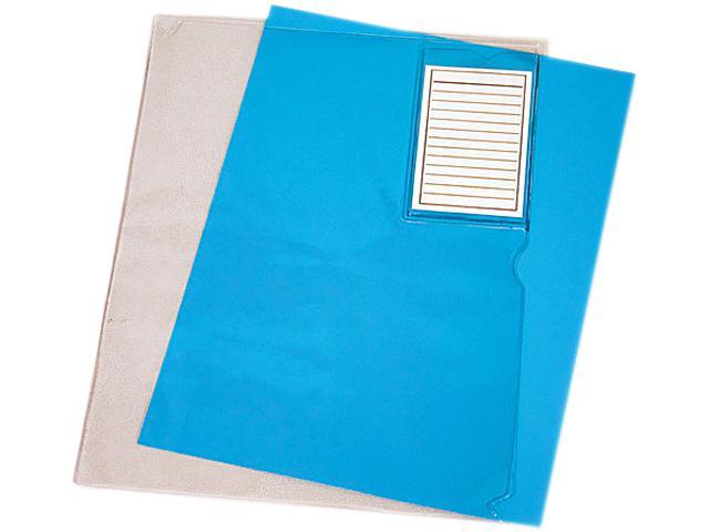 Advantus ANG12 Clear Vinyl Organization Folders with Pocket 8.50