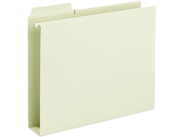 Photo 1 of **New Open**Smead FasTab Reinforced Box Bottom Hanging File Folder, 2" Expansion, 3-Tab Tab, Letter Size, Moss, 20/Box (64201)