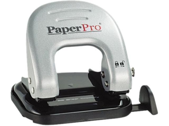 Photo 1 of PaperPro Two-Hole Punch, 20 Sheet Capacity, Black/Silver