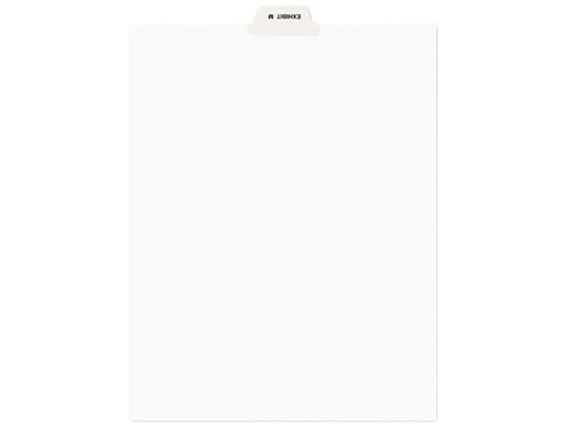 AVE 12386 Avery Individual Bottom Tab Legal Exhibit Dividers