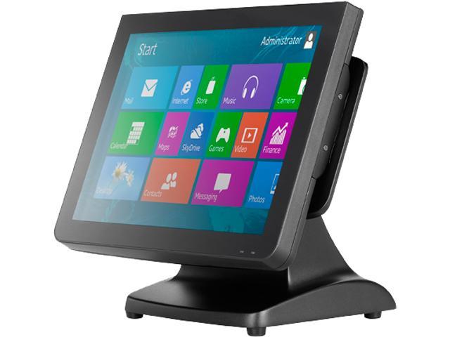 Partner Tech SP-850 15" Quad-Core Fan-less Touch All-in-One POS Terminal Computer - 2.0GHZ/4GB/320GB HDD/No MSR/POS Ready 7/32 Bit - US82011110200