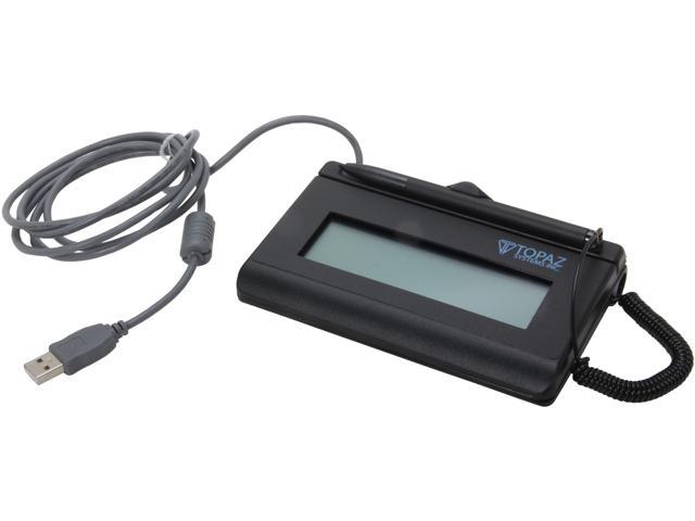 Topaz T-LBK460 Series SigLite LCD 1x5 Signature Capture Pad, USB, BackLit -  T-LBK460-HSB-R