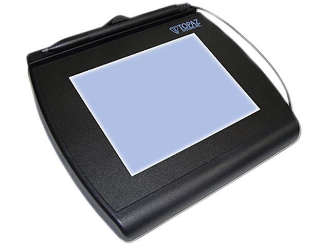Topaz SignatureGem LCD 4x5 T-LBK766 Series Dual Serial/Virtual Serial via USB (High Speed) BackLit T-LBK766SE-BBSB-R Signature Capture Pad