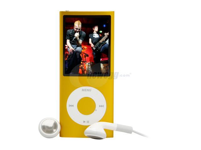 Apple iPod nano (4th Gen) 2.0" Yellow 8GB MP3 / MP4 Player MB748LL/A