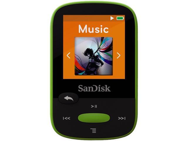 SanDisk 1.44" Lime 8GB MP3 Player SDMX24-008G-G46L