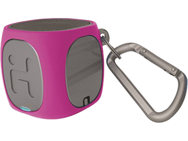 iHome iBT55PGC Bluetooth Rechargeable Mini Speaker System (Pink/Gray ...