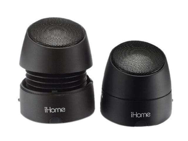 iHome iHM79BC Rechargeable Mini Stereo Speakers (Black)